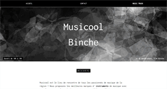 Desktop Screenshot of musicool.be